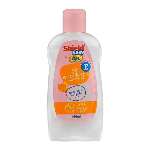 Shield Vitamin-E Mineral Baby Oil – Deep Nourishing & Moisturizing Formula for Babies (200ml)