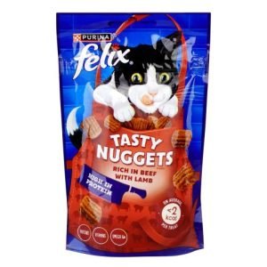 Felix Goody Bag Tasty Nuggets Rich In Chicken & Duck, For Cats, 50g